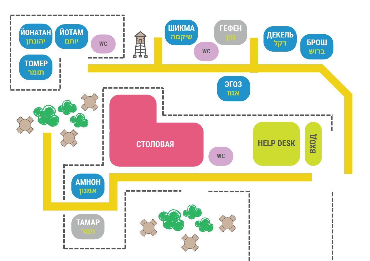 Карта фестиваля